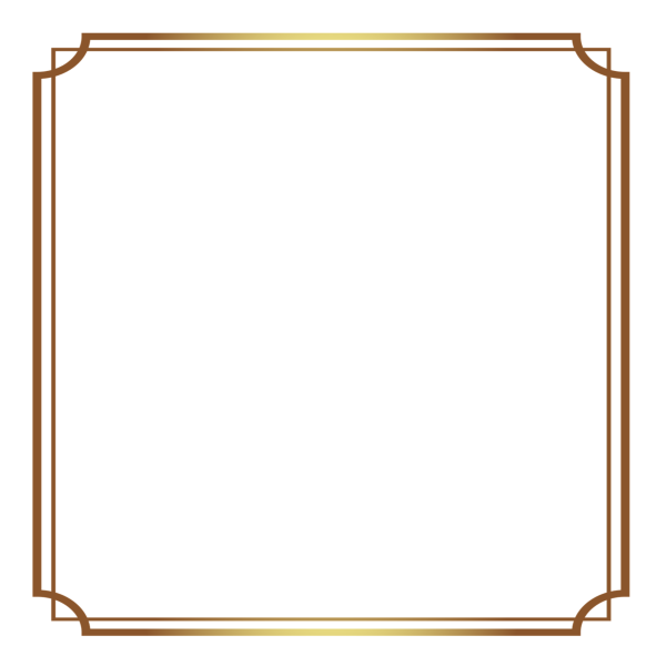 Строгая рамка на прозрачном фоне