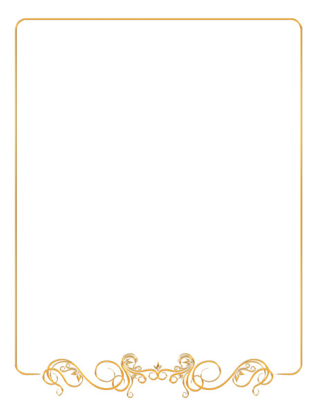 Тонкая Золотая рамка