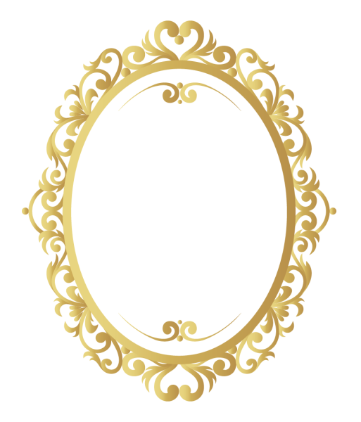 Орнамент овальный рамка