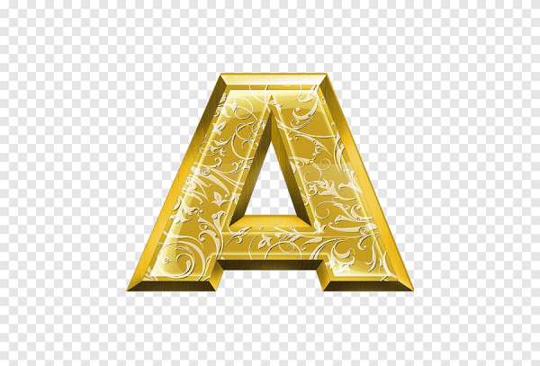 Золотые буквы