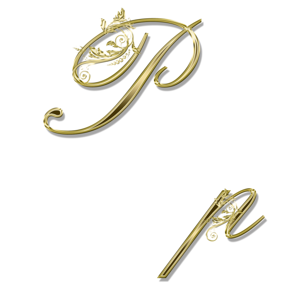 Золотые буквы алфавит