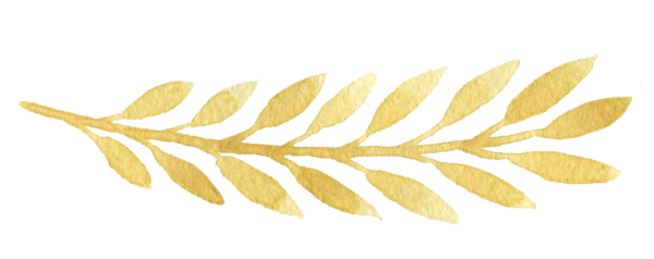 Золотистые листья на прозрачном фоне