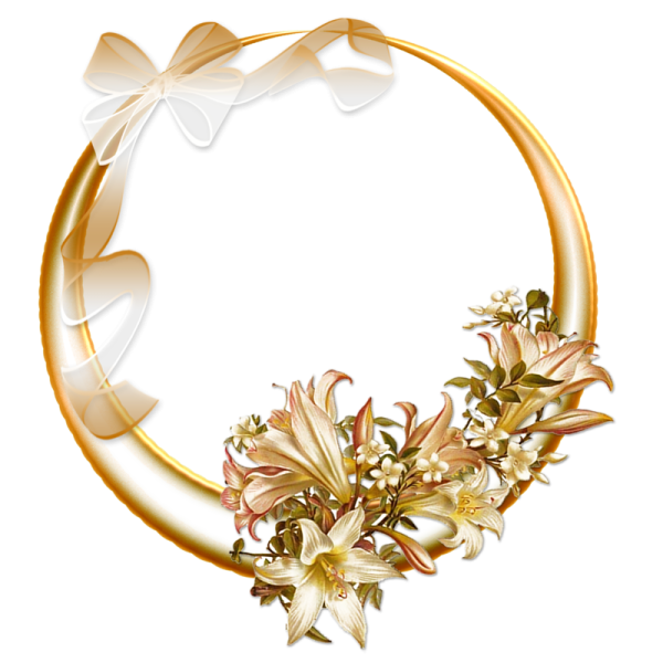 Рамка вырез круглая