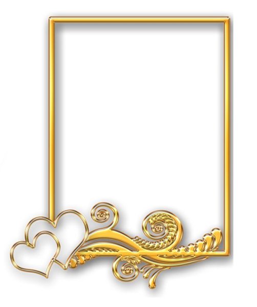 Золотистая рамка