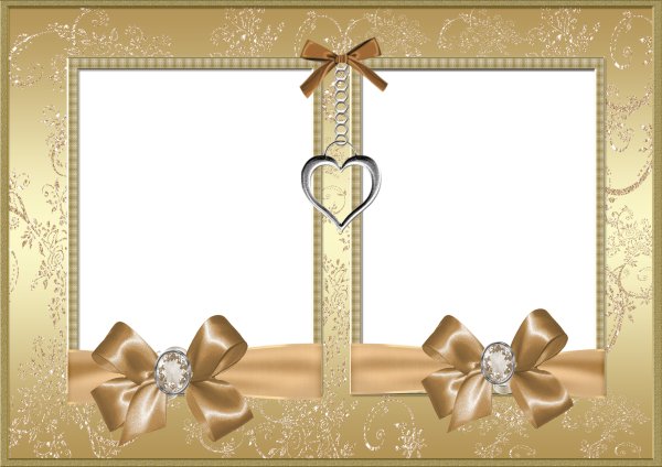Рамки для фотографий Золотая свадьба
