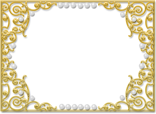 Рамка золото