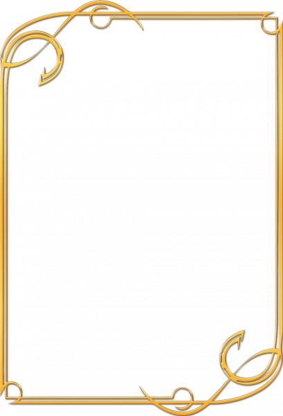 Тонкая Золотая рамка