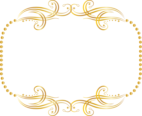 Рамка золото