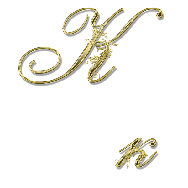 Золотые буквы на прозрачном фоне