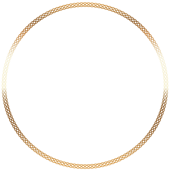 Рамка круглая тонкая