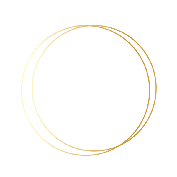 Золотая круглая рамка