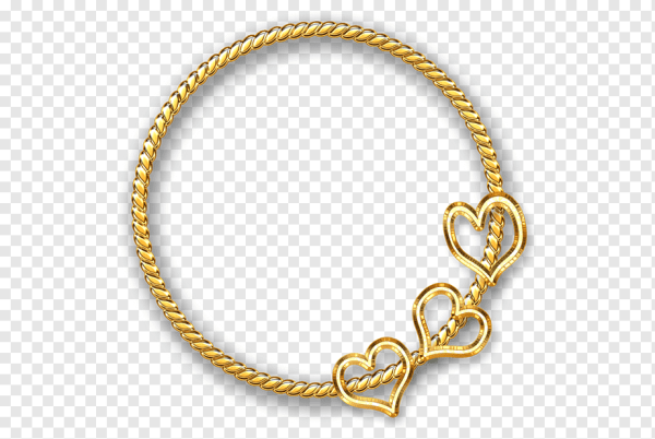 Сердечные круглые рамки