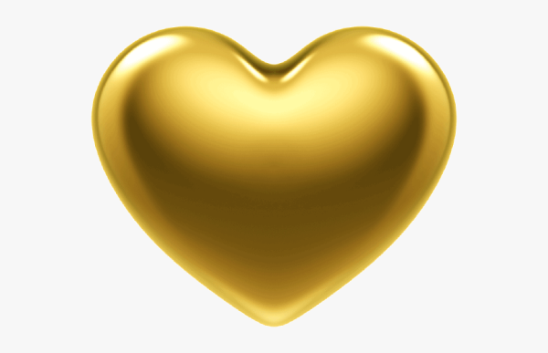 Золотые сердечки