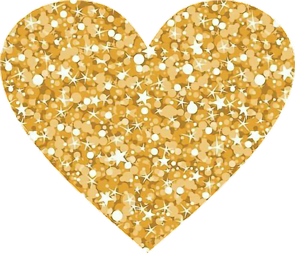 Золотые сердечки