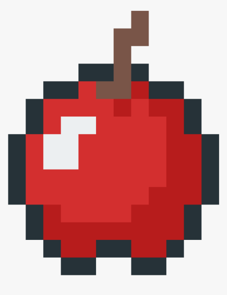 Пиксельные яблоки