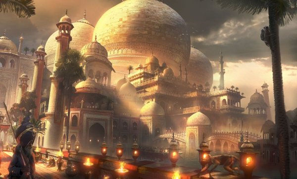 Восточный город фэнтези