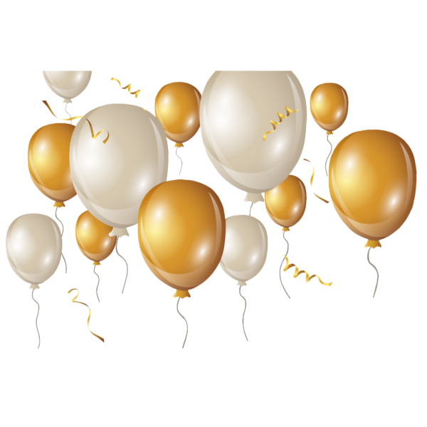 Шары на прозрачном фоне