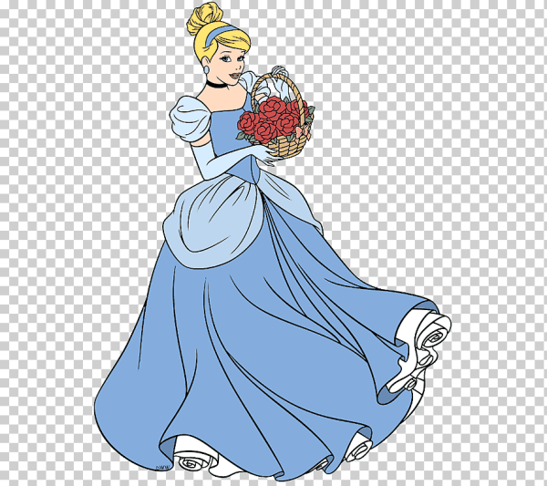 Картинка Золушка на прозрачном фоне