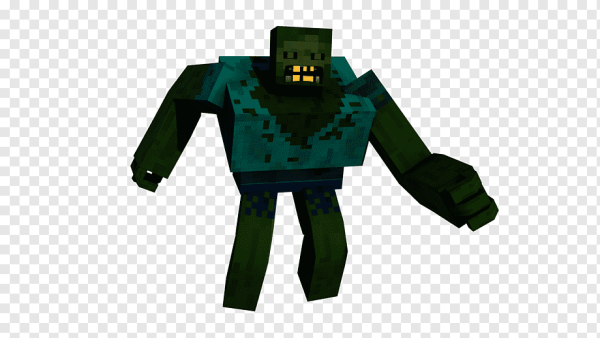 Зомби из МАЙНКРАФТА без фона