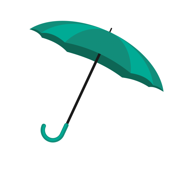 Зонт на прозрачном фоне