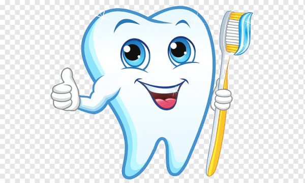 Улыбающийся зубик