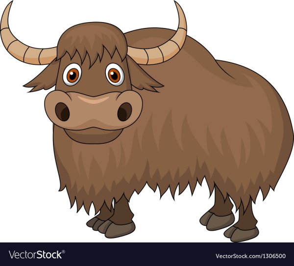 Овцебык мультяшный