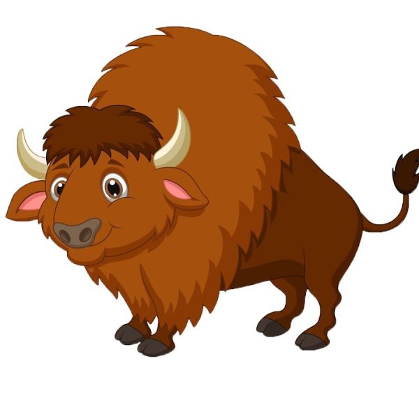 Бизон мультяшный