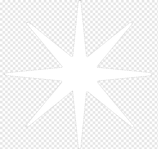 Звезды белые на прозрачномофне