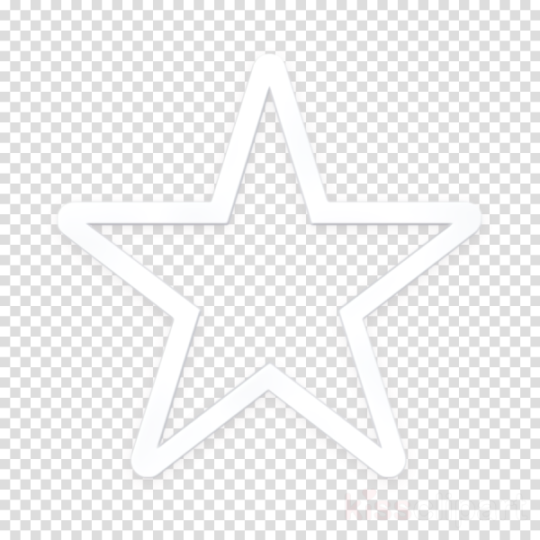 Звезда прозрачный контур