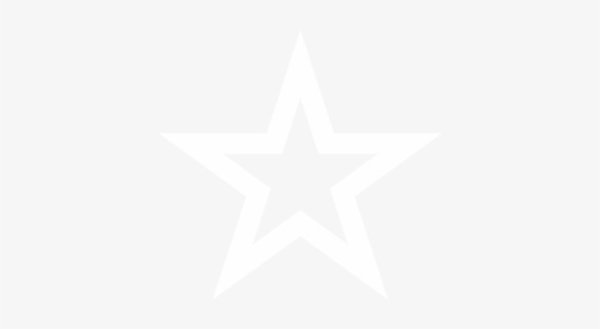 Белая звезда на прозрачном фоне