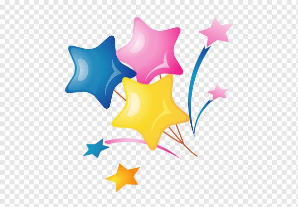 Разноцветные звездочки