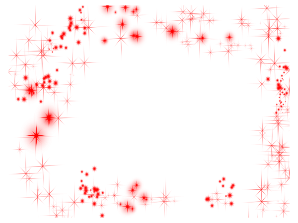 Красные блестки на прозрачном фоне