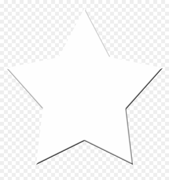 Белая звезда на прозрачном фоне