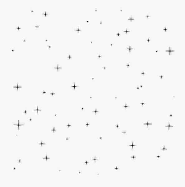 Небесные звезды на прозрачном фоне