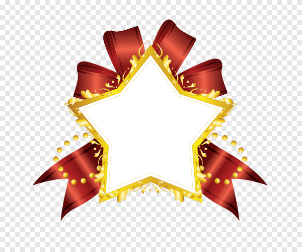 Рамка в форме звезды