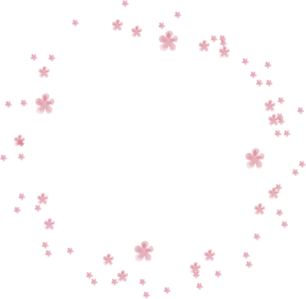 Звездочки и сердечки на прозрачном фоне