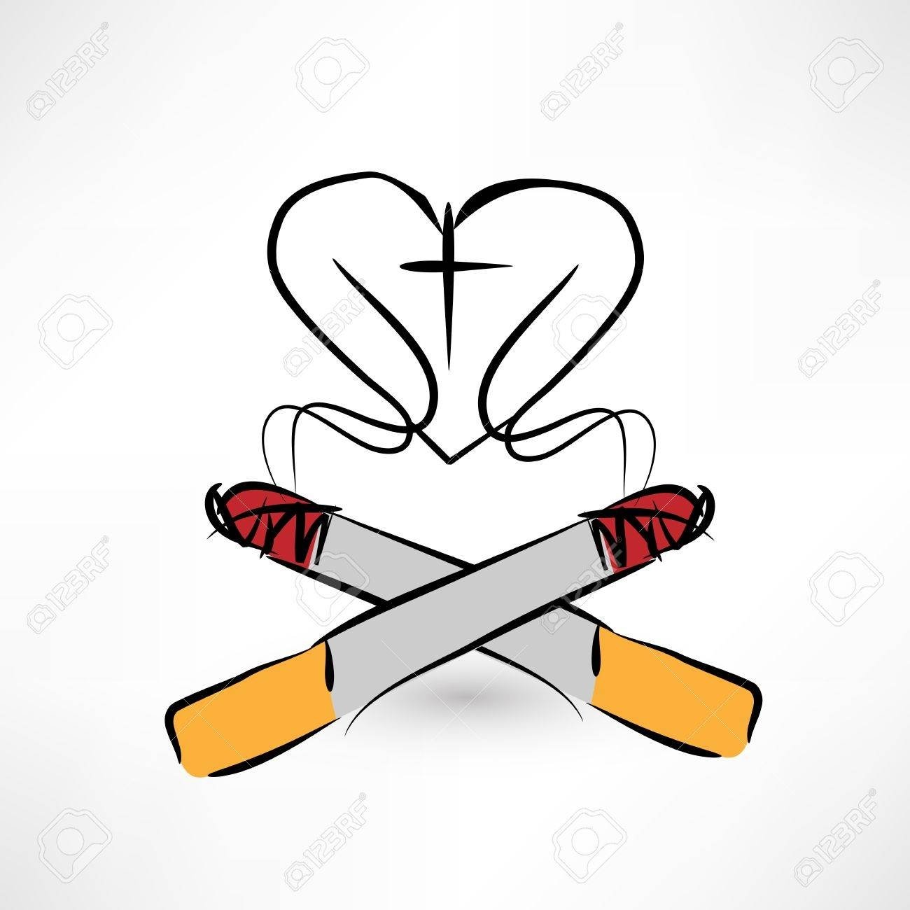 Рисунки на тему курение сигареты