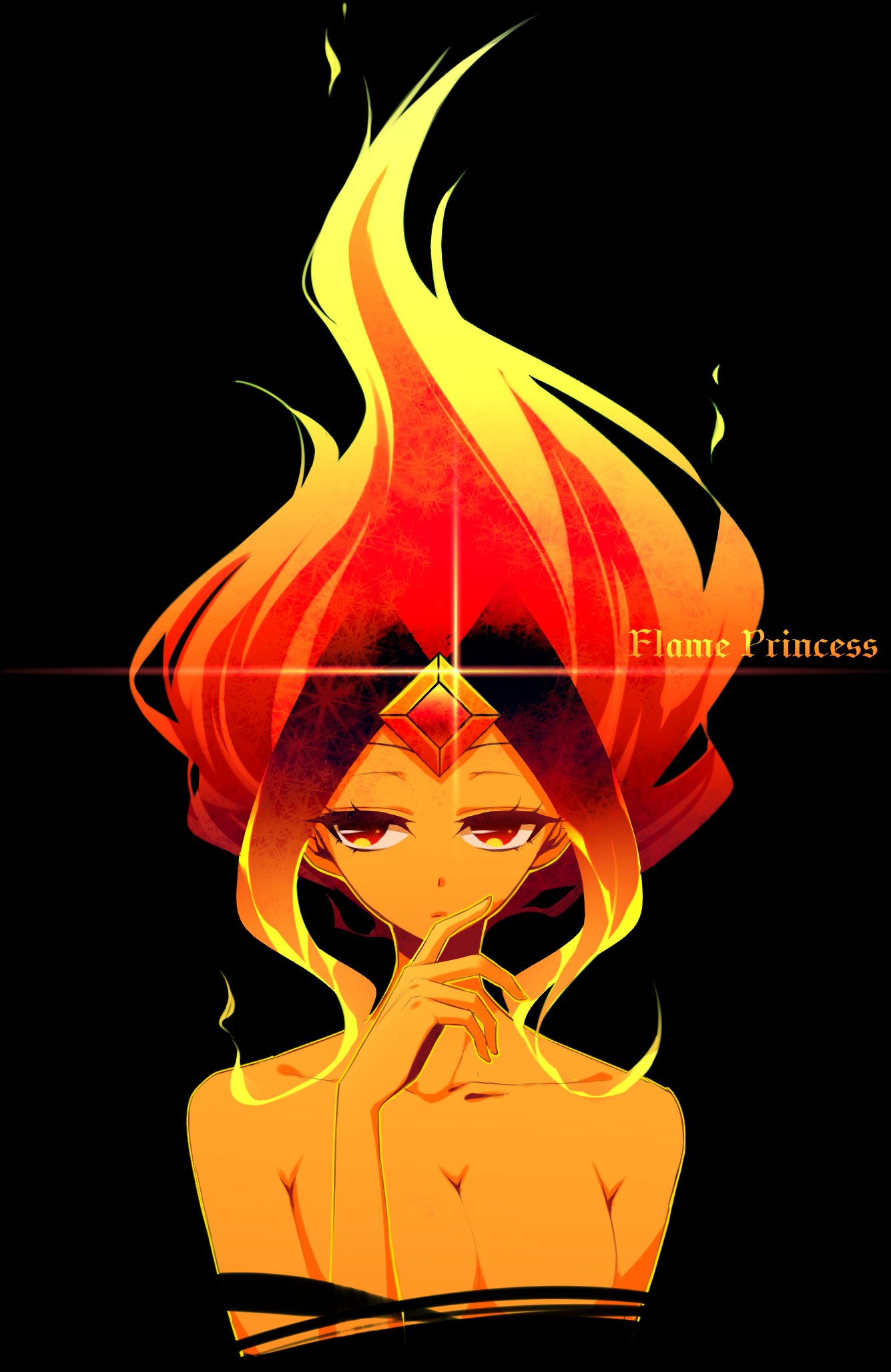 Anime flame princess
