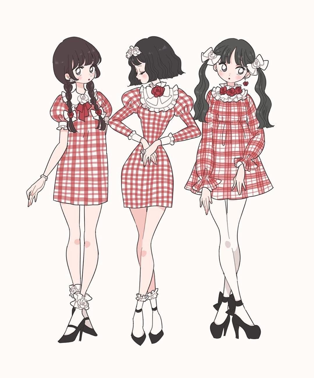 Аниме стиль одежды для девушек