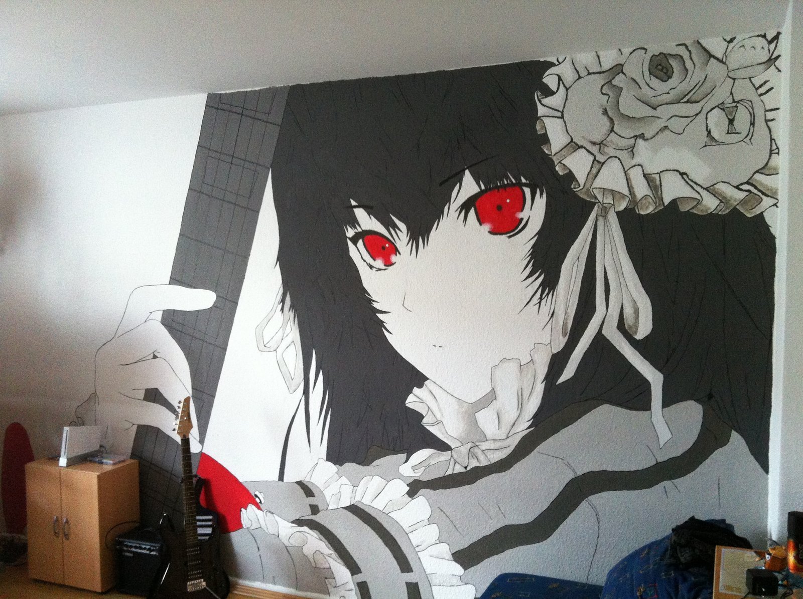 Разрисовка стен в стиле аниме