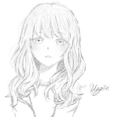 Рисунки аниме Аня