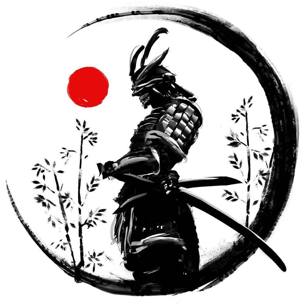 иллюстрация стим аниме самурай фото 85
