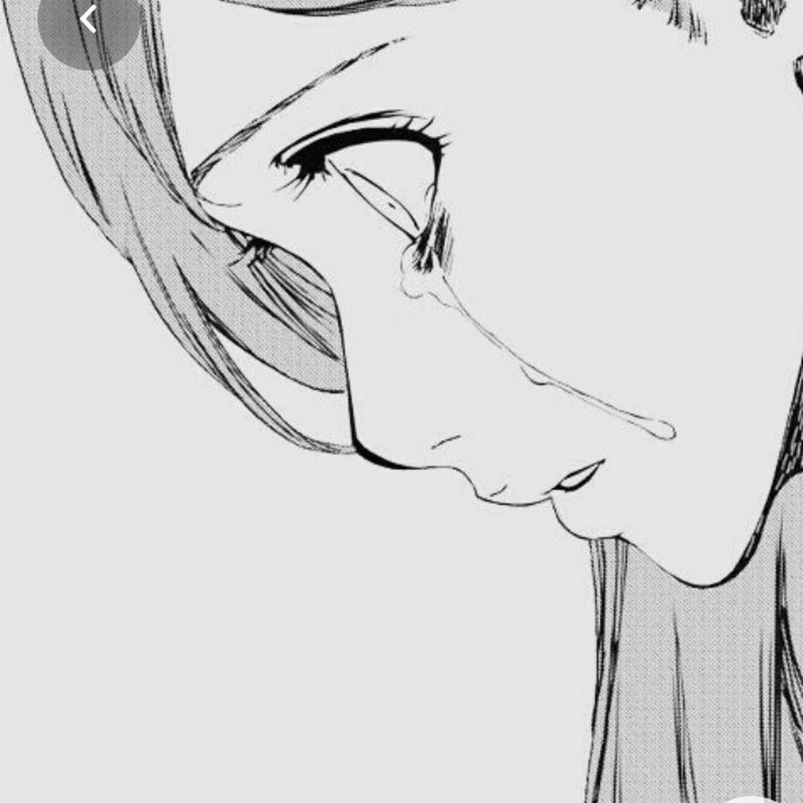 Рисунки девочка аниме грустная