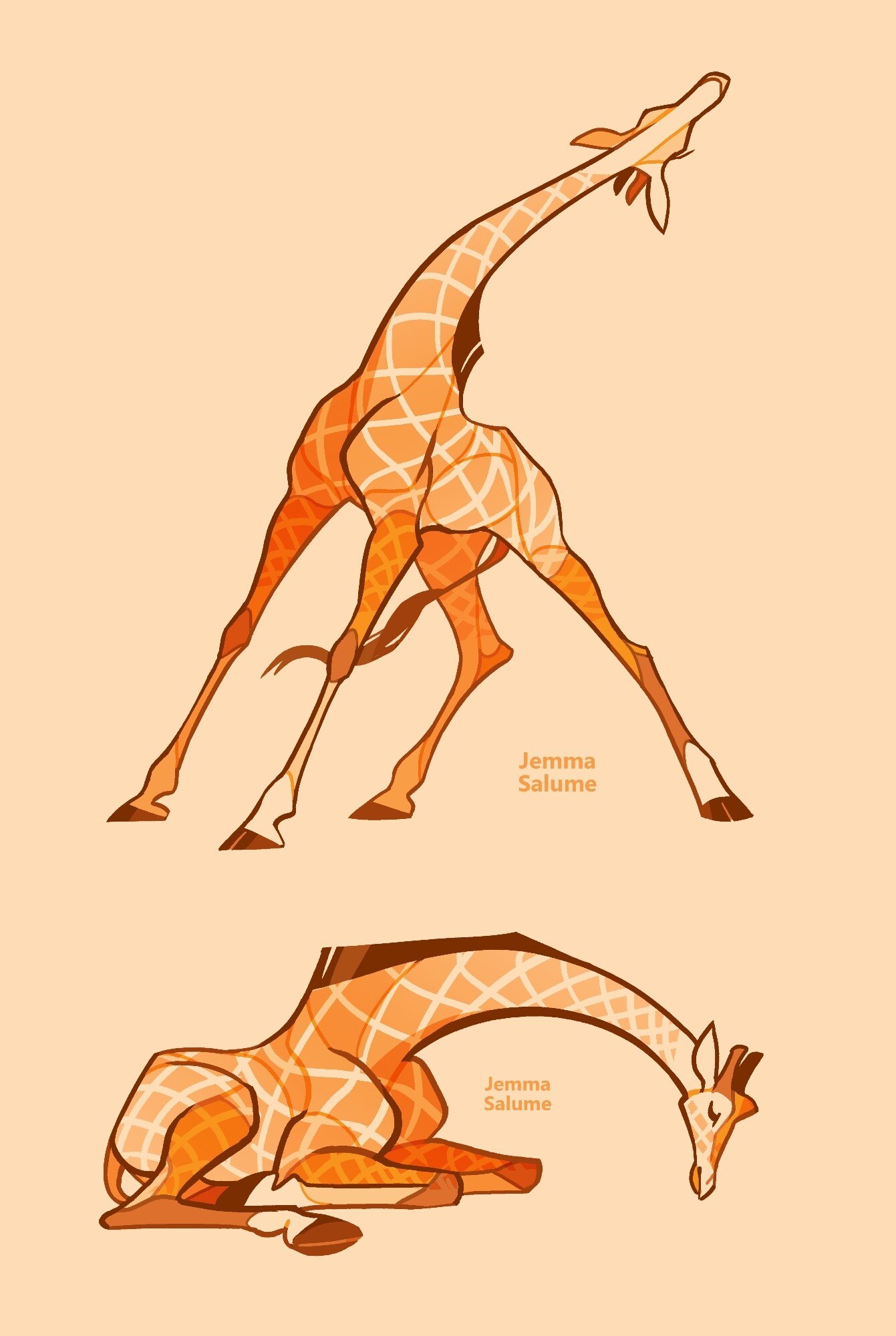 Поза жирафа