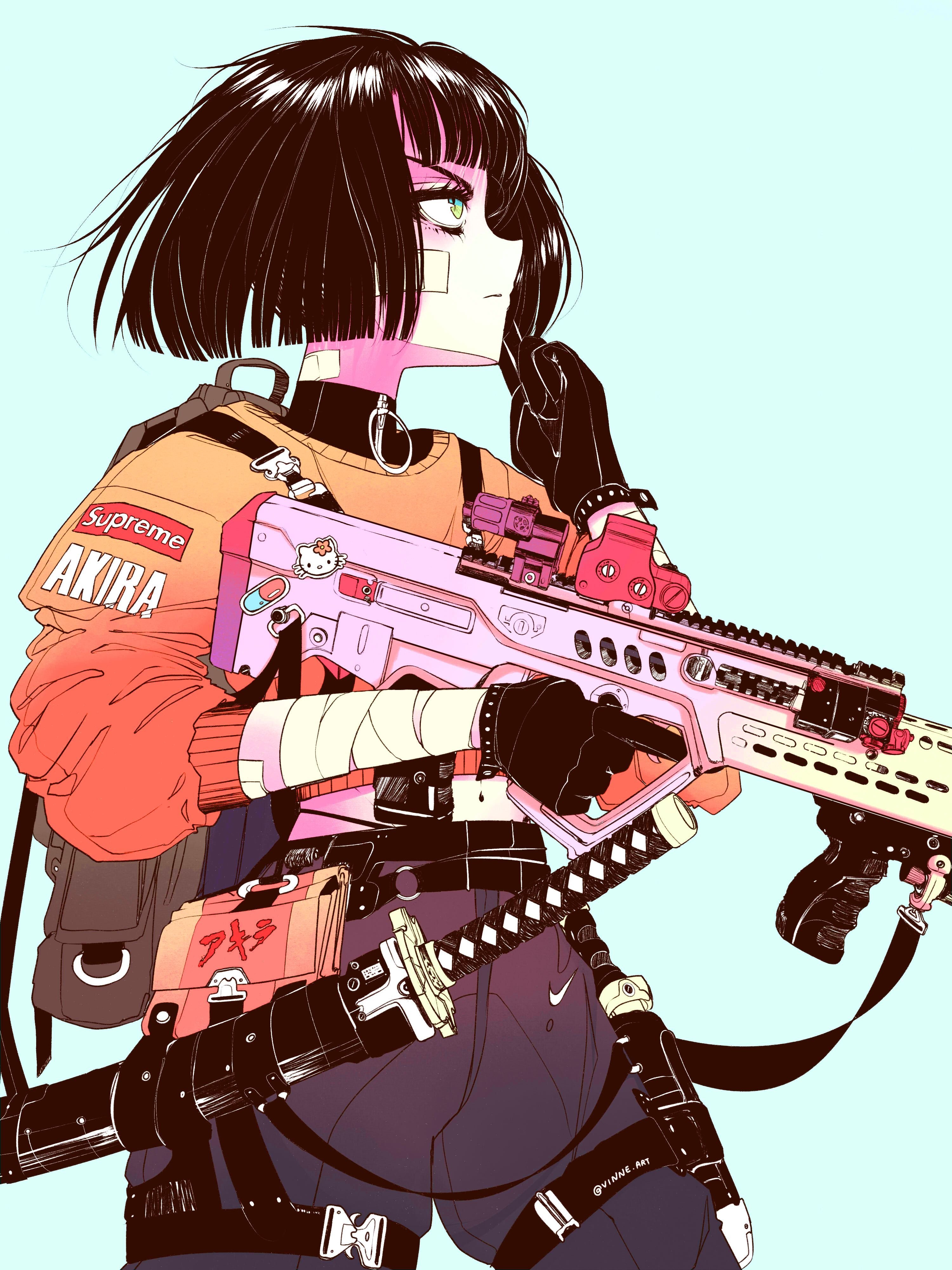 Cyberpunk girl anime art фото 4