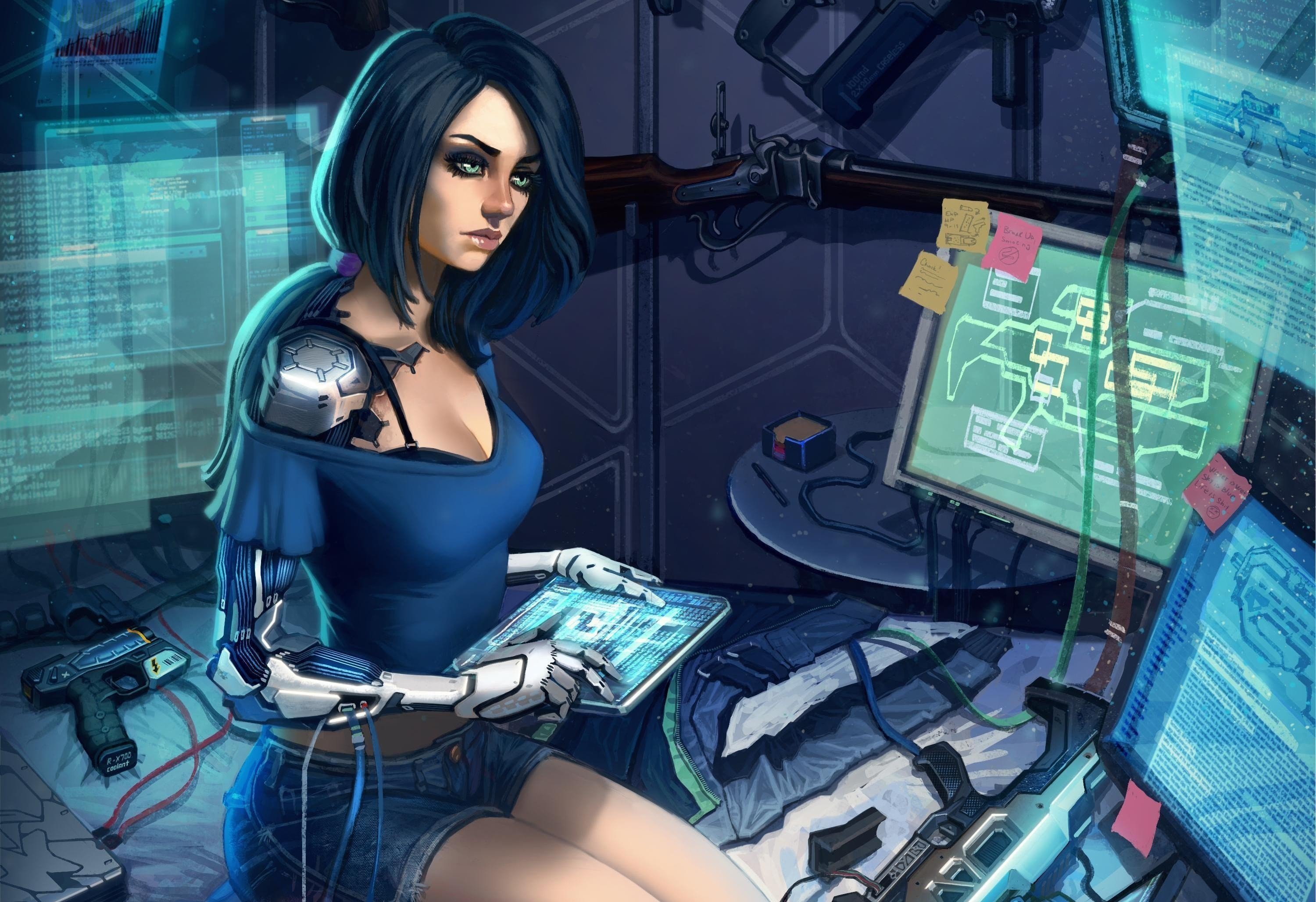 Cyberpunk 2069 андроид фото 19