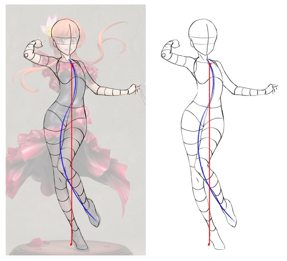 Анатомия человека для рисования аниме