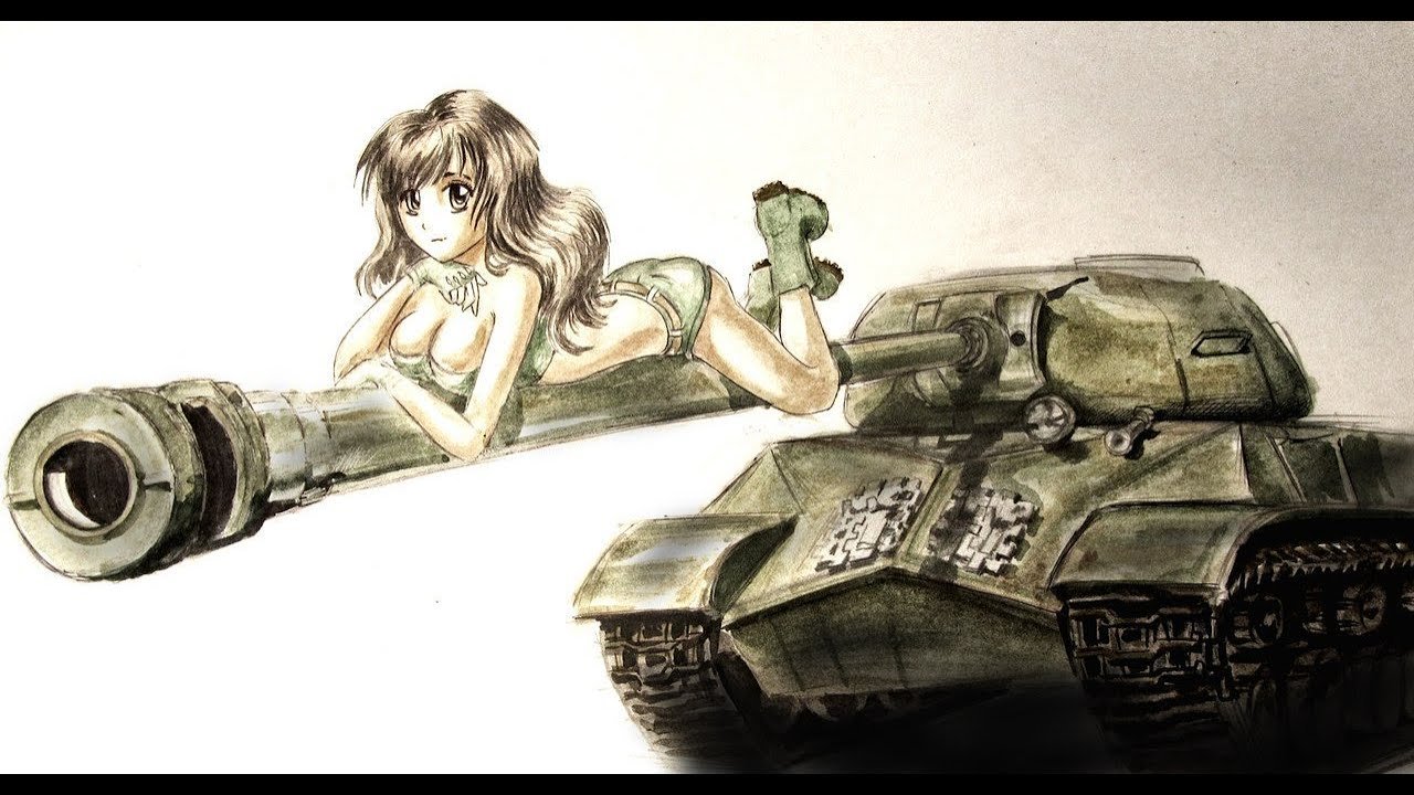 Крутой рисунок танка