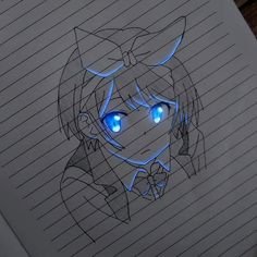 Anime Glow Art карандашом