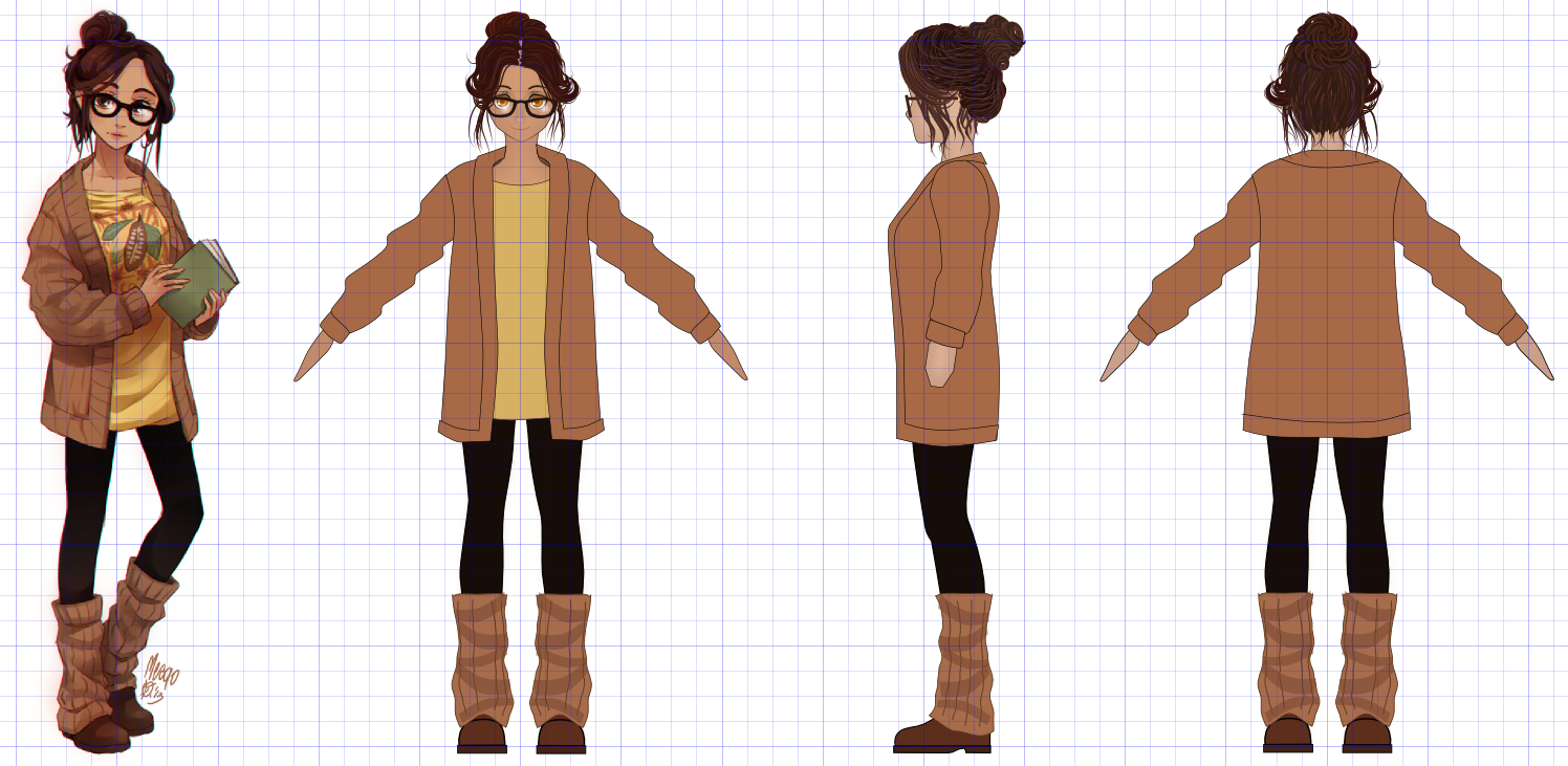 2 b рост. Мультяшный стиль одежды. Эскиз персонажа для моделирования. Скетчи персонажей для моделирования. Референс персонажа в полный рост.